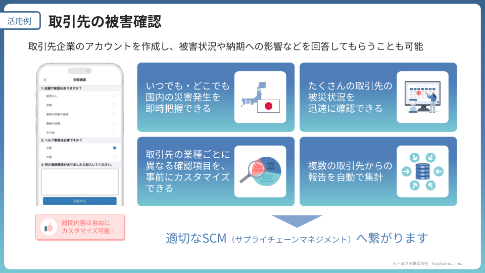 取引先の被害確認